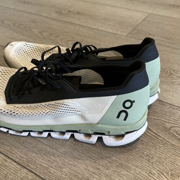 On cloud boom Shoes Mens 11.5 Sneakers White Green Running Outdoors Athletic - Picture 2 of 8